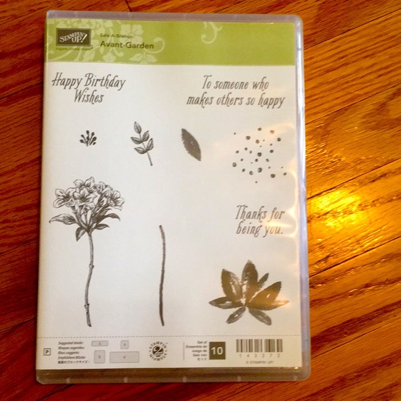 $15 / 3 for $40 Stampin Up! New - Avant Garden Stamp Set - Picture 1 of 2